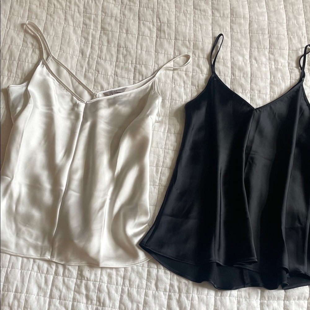 H&M Women's Black and White Camisole Set
